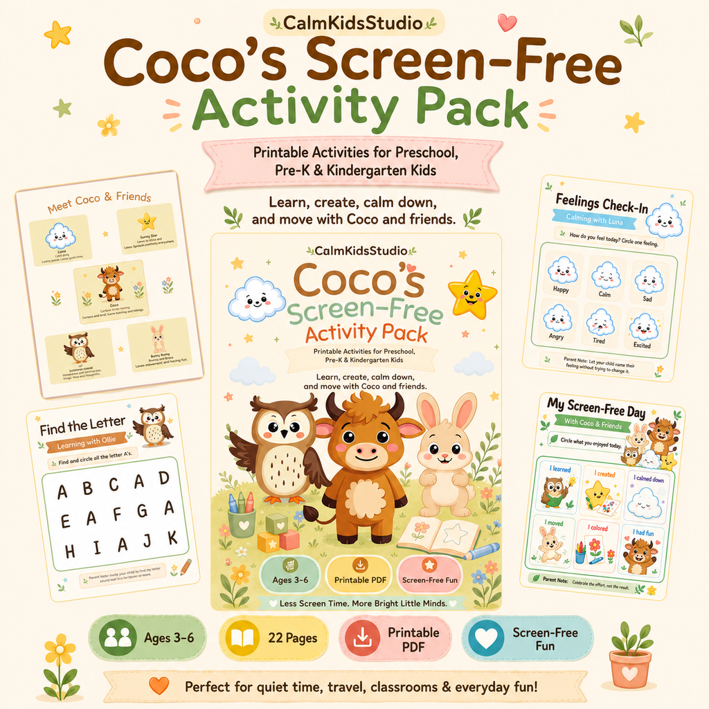 Coco’s Screen-Free Activity Pack