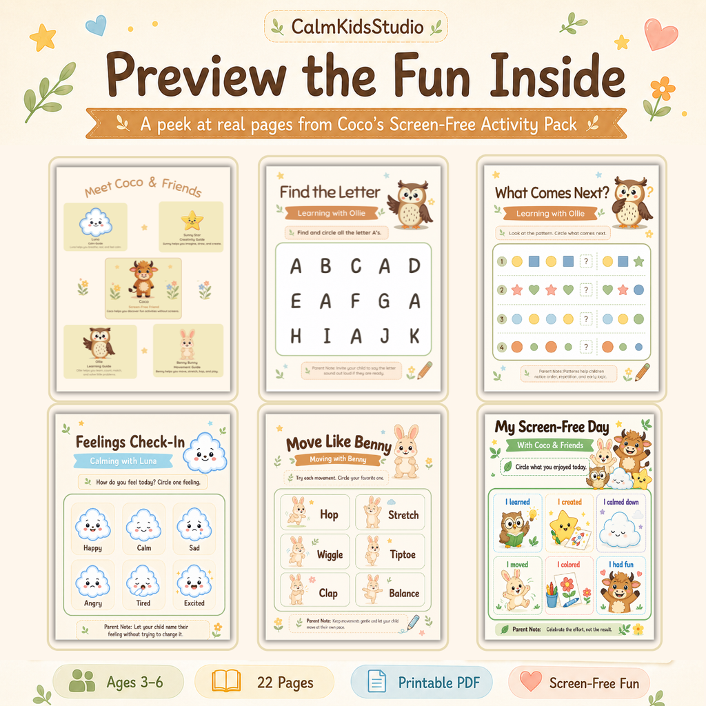 Coco’s Screen-Free Activity Pack