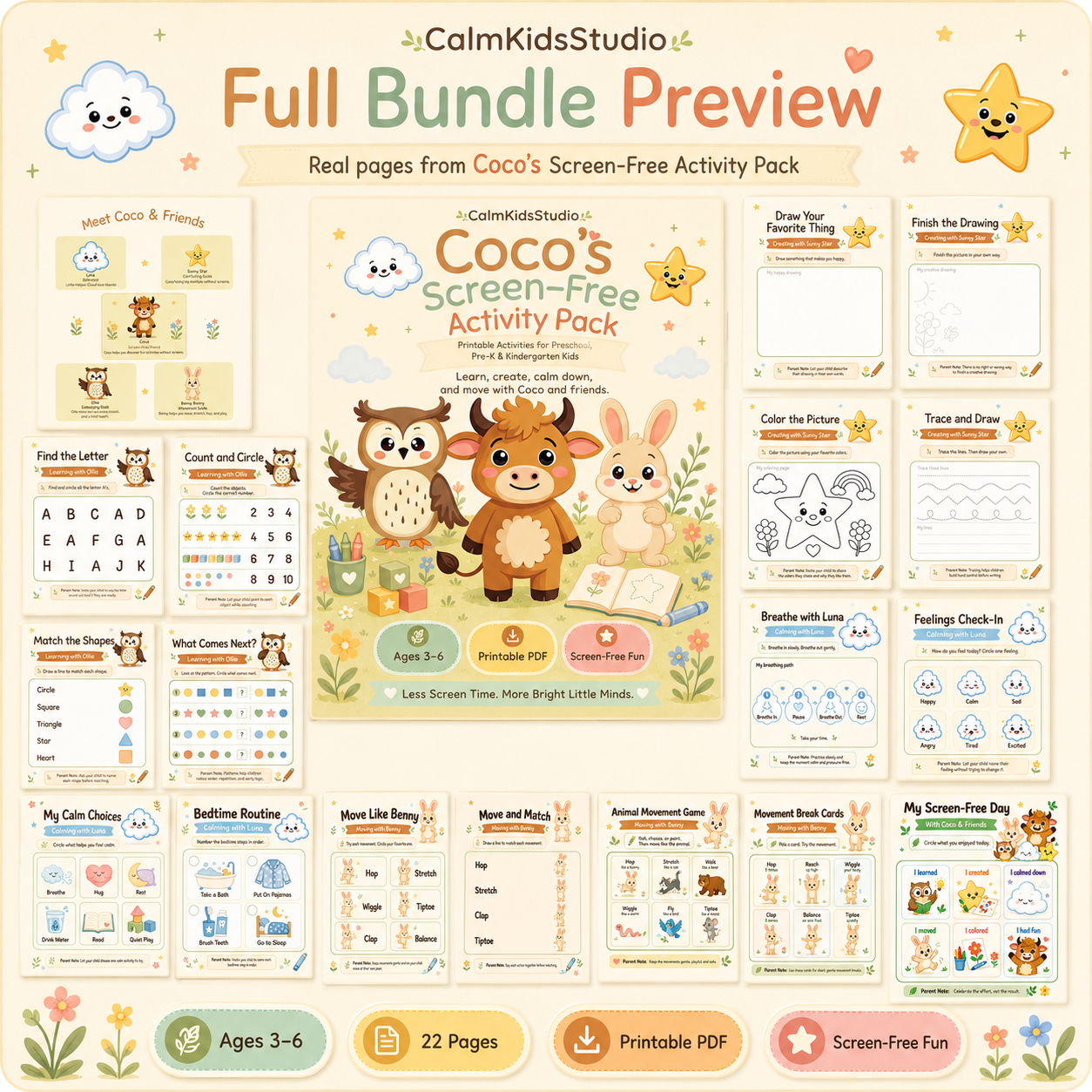 Coco’s Screen-Free Activity Pack