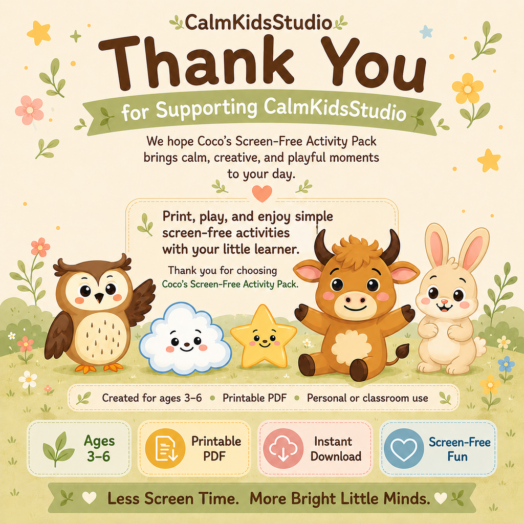 Coco’s Screen-Free Activity Pack